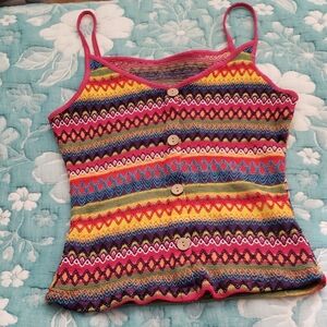 Colorful Striped Women's Top